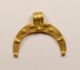 Ancient Gold Roman Lunar Moon Pendant - 1st - 3rd C Ad - Wearable Roman photo 1