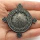 Antique 1876 Rare Silver Catholic Trinity Parish York St Augustines Brooch Other Antiquities photo 1