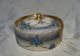 Larger Germany Hand Painted Porcelain Stud Collar Button Box German Rosenthal Baskets & Boxes photo 3