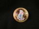 Emaux Peints & Champleve ' Enamel Full Blooming Rose In Paisley Plaque Buttons photo 1