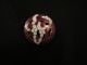 Art Nouveau Cranberry Red&white Bunch Of Grapes Champleve Enamel Btn Buttons photo 2