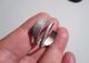 Ancient Celtic / Roman Silver Snake Ring,  Body Formed Of Coiled Roman photo 4