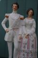 Mid 19thc Staffordshire Princess Royal & Frederick William Of Prussia C1857 Figurines photo 1