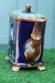 19thc Majolica Decorative Teapot With Stork & Other Decoration C1880s Teapots & Tea Sets photo 10