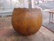 Folk Art Carved Carribean Calabash Gourd Wine Goblet Shell Vessel Folk Art photo 2