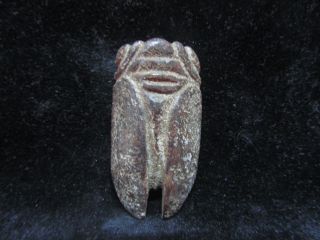 Old Chinese Neolithic Hongshan Jade Hand Carved Amulet Pendant photo