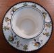 Antique Fenton Art Deco Bone China Sloe Stylized Fruit Pattern Cup And Saucer Cups & Saucers photo 5