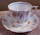 Antique Fine Bone Bell China Art Deco Fruit Tree Cup And Saucer,  Raised Red Dots Cups & Saucers photo 1