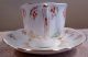 Antique Fine Bone Bell China Art Deco Fruit Tree Cup And Saucer,  Raised Red Dots Cups & Saucers photo 4