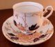 Vintage Art Deco Phoenix (tf&s) Cobalt,  Orange And Gold Floral Cup And Saucer Cups & Saucers photo 1