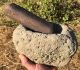 Bowl,  Stone: Mortar & Pestle,  Ancient; Catalina Island,  California Native American photo 6