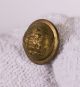 Antique West Virginia State Seal Brass Button,  High Dome,  9/16 