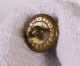 Antique West Virginia State Seal Brass Button,  High Dome,  9/16 