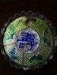Antique Chinese Export Guilloche Enamel Metal Buttons Silver Tone Butterflies Buttons photo 6