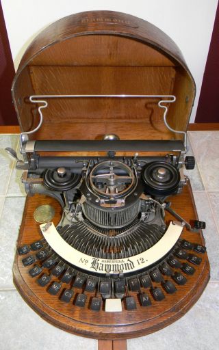 Antique Hammond Nr.  12 Typewriter From 1905 - 1907 photo
