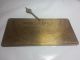 Vintage Antique Brass Coal Mining Slope Meter Hendricks Mfg.  Co.  Carbondale Pa Other Mercantile Antiques photo 1