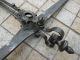 Antique Large Scale 18th Century Colonial Wrought Iron Balance Made Blacksmith Scales photo 2