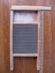 Vtg Midget National Washboard No.  442 Primitive Wood Metal 18 