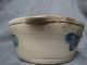 19thc Antique Primitive Old Country Stoneware Batter Bowl Pottery Cream Crock Crocks photo 2