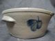 19thc Antique Primitive Old Country Stoneware Batter Bowl Pottery Cream Crock Crocks photo 3