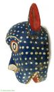 Bozo Mask Blue Spotted With Ears Mali African Art Was $49 Masks photo 3