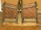 Rare 19th C Child ' S 2 Slat Ladderback Chairs In Great Old Green Paint Primitives photo 6