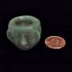 Mayan Jade Stone Tlaloc Amulet Pendant - Pre Columbian - Antique Statue - Olmec Aztec The Americas photo 4