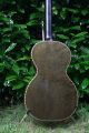 Rare Vintage Antique Old Romantic Inlaid Parlor Guitar 1875 Late 19th Century String photo 9