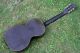 Rare Vintage Antique Old Romantic Inlaid Parlor Guitar 1875 Late 19th Century String photo 5