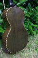 Rare Vintage Antique Old Romantic Inlaid Parlor Guitar 1875 Late 19th Century String photo 6