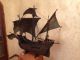 Antique Wooden Model Of Christopher Columbus Ship Santa Maria Model Ships photo 5