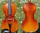Antique Czech Violin By Anton Volkmann,  Schonbach.  Build & Tone String photo 1