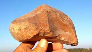 Large Acheulean Nosed Hand Tool Neolithic Paleolithic photo