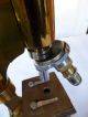 [updated] Antique Brass Microscope C Reichert Wein Cca 1900 Microscopes & Lab Equipment photo 9