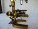 [updated] Antique Brass Microscope C Reichert Wein Cca 1900 Microscopes & Lab Equipment photo 3