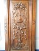 Antique French Carved Walnut Architectural Panel Door 26.  50 