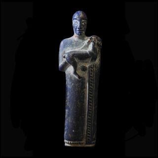 Aphrodite - Ancient Stone Miniature Figure Of A Worshiper photo
