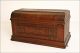 Vintage Sewing Machine Breadbox Storage Case Box Coffin Wood Top Champion Decor Sewing Machines photo 1