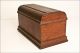 Vintage Sewing Machine Breadbox Storage Case Box Coffin Wood Top Champion Decor Sewing Machines photo 5
