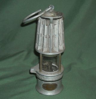 Vintage Baby Wolf Miner ' S Miners Safety Lamp Mining / Approx.  7 1/2 In.  High photo