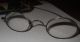 Antique Eh Hopkins Optician Penn Yan,  N.  Y.  Eyeglasses In Case Optical photo 4