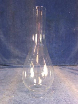 Vintage Oil Lamp Glass Chimney - Early 20th C [5402] photo