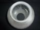 Large Round Etched Glass Oil Lamp Shade 20th Century photo 1