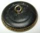 Antique Brass Button Hiker Ascending Slope In Forest Scene - 1 Inch Buttons photo 1