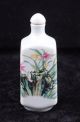 Chinese Porcelain Snuff Bottle Orchid Snuff Bottles photo 1