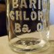 Antique Clear Apothecary Pharmacy Bottle Barium Chloride Chemical Name Below Bottles & Jars photo 1