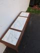 Mid - Century Marble - Top Console Table Cabinet Tv Stand 7164 Post-1950 photo 2