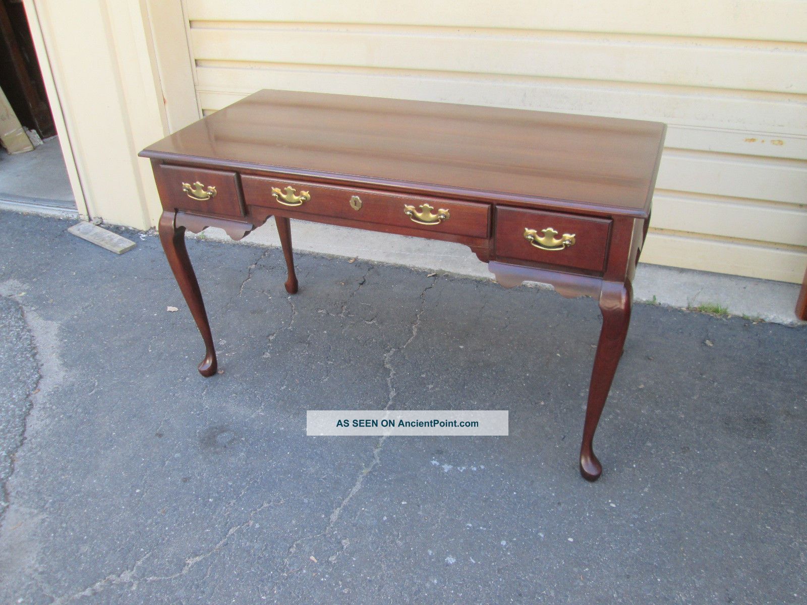 56984 Hammery Cherry Library Desk Table Post-1950 photo