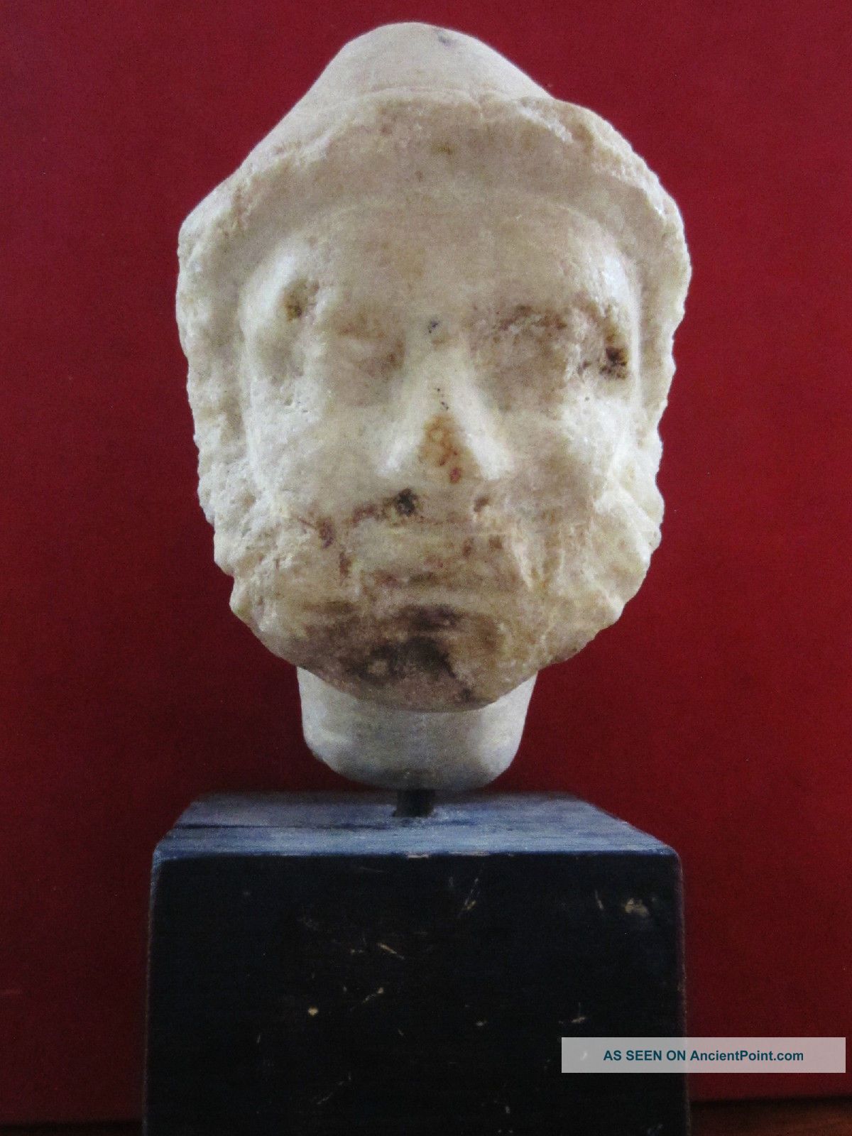 Greek Roman Marble Head Egyptian photo