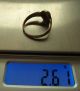 Medieval Bronze Ring With Glass Insert.  (261) Viking photo 4